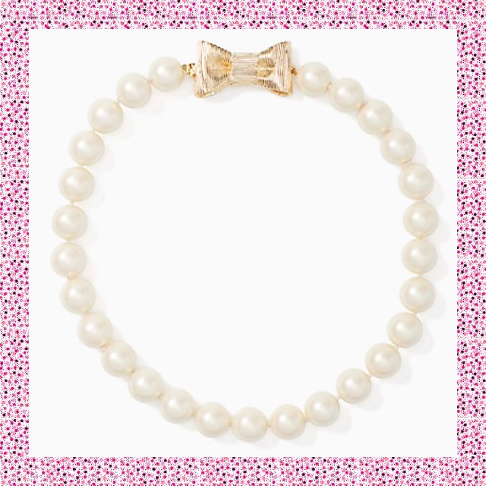 Take 40% Off Kate Spade ♠️ “All Wrapped Up In Pearls” Short 18”Necklace NWTs